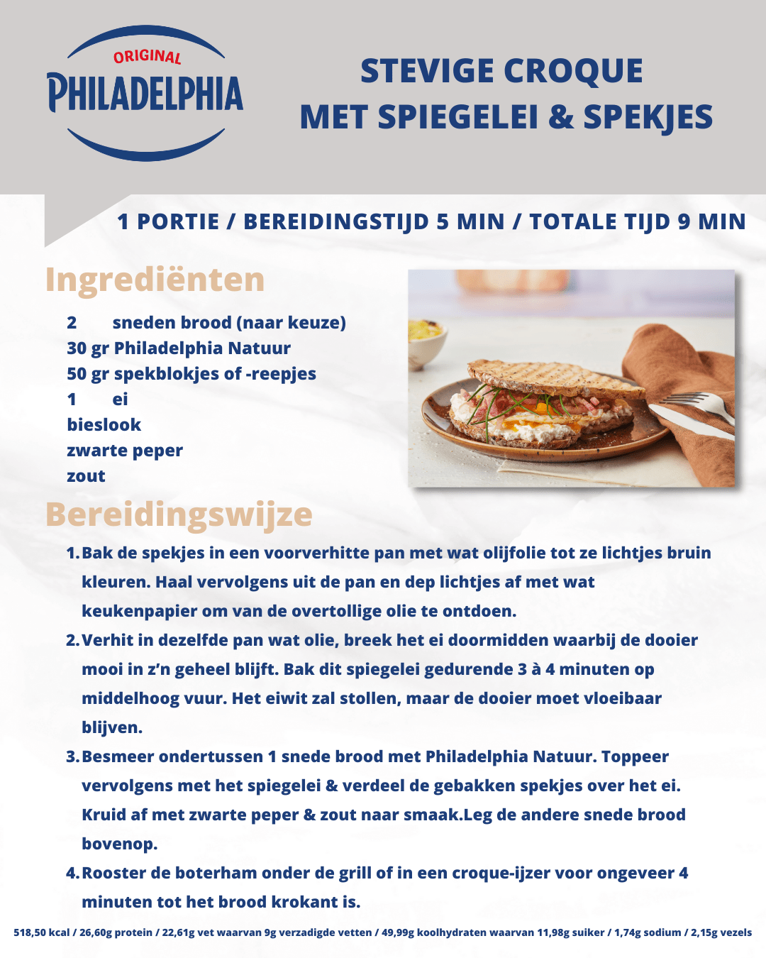 croque met ei en spek