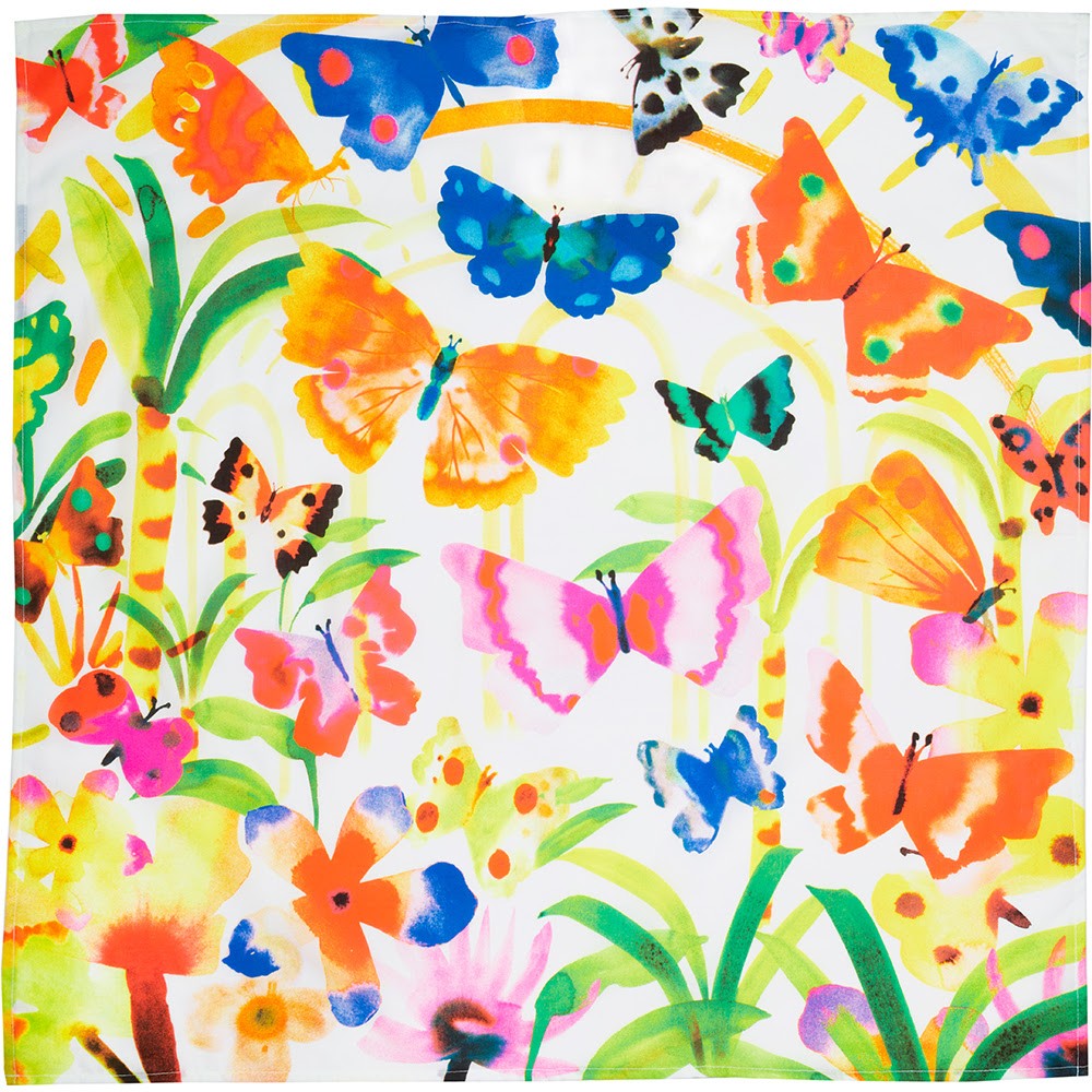 lush butterfly house knot wrap