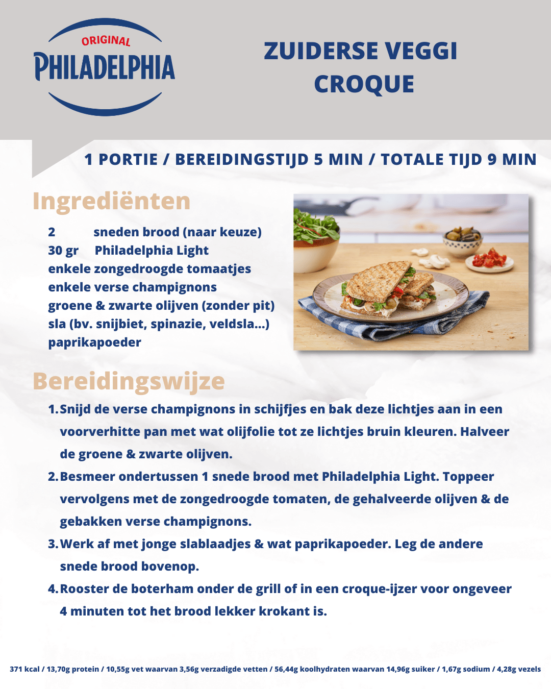 zuiderse veggi croque