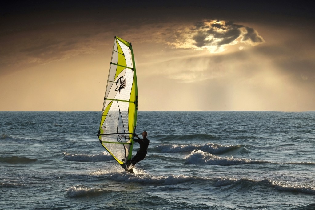 leren windsurfen