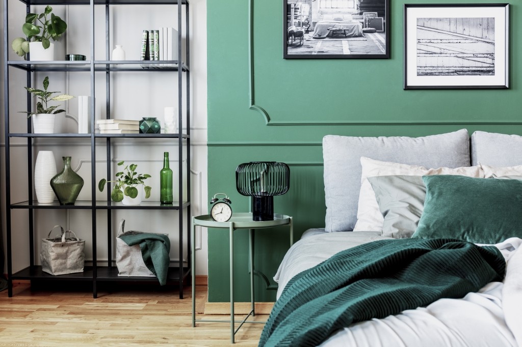 groene slaapkamer inspiratie
