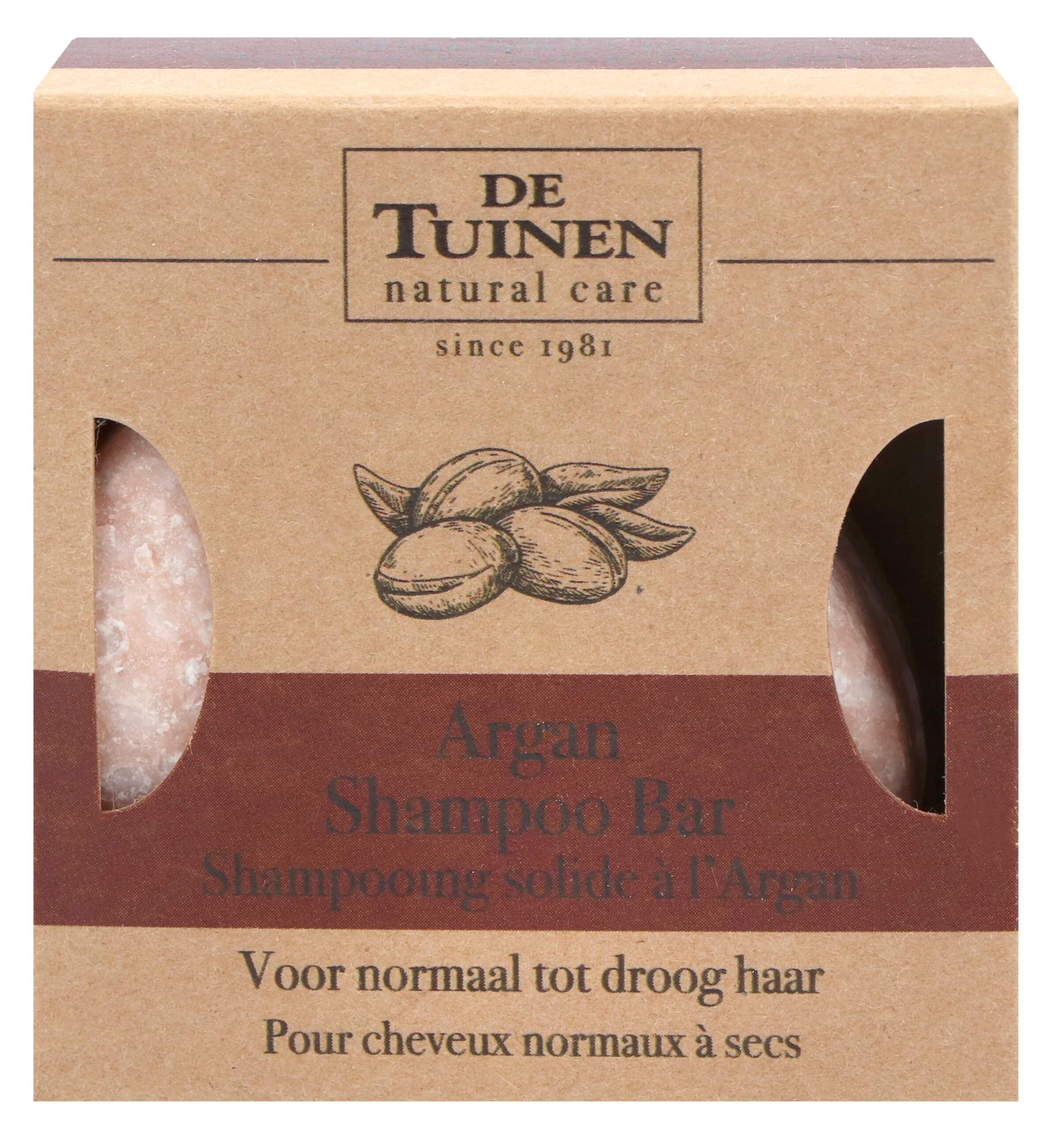 de tuinen argan shampoo bar