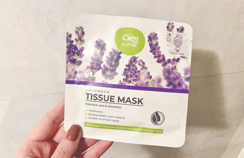 cien nature lavender tissue mask