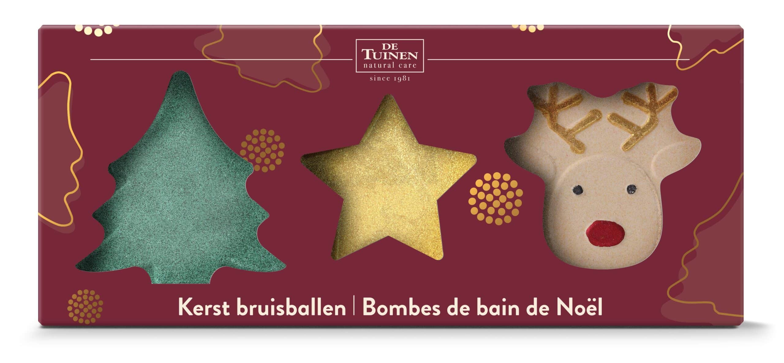 kerst bruisballen giftset de tuinen