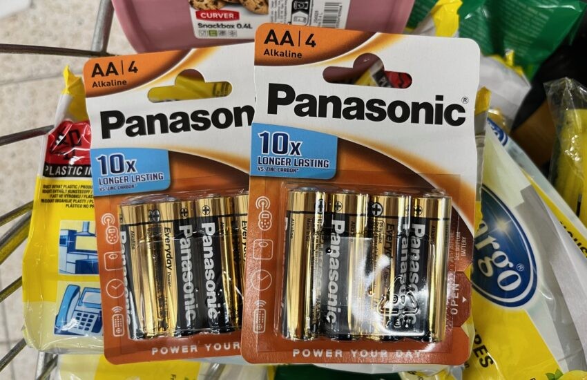 panasonic AA batterijen action