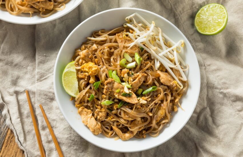 pad thai met kip