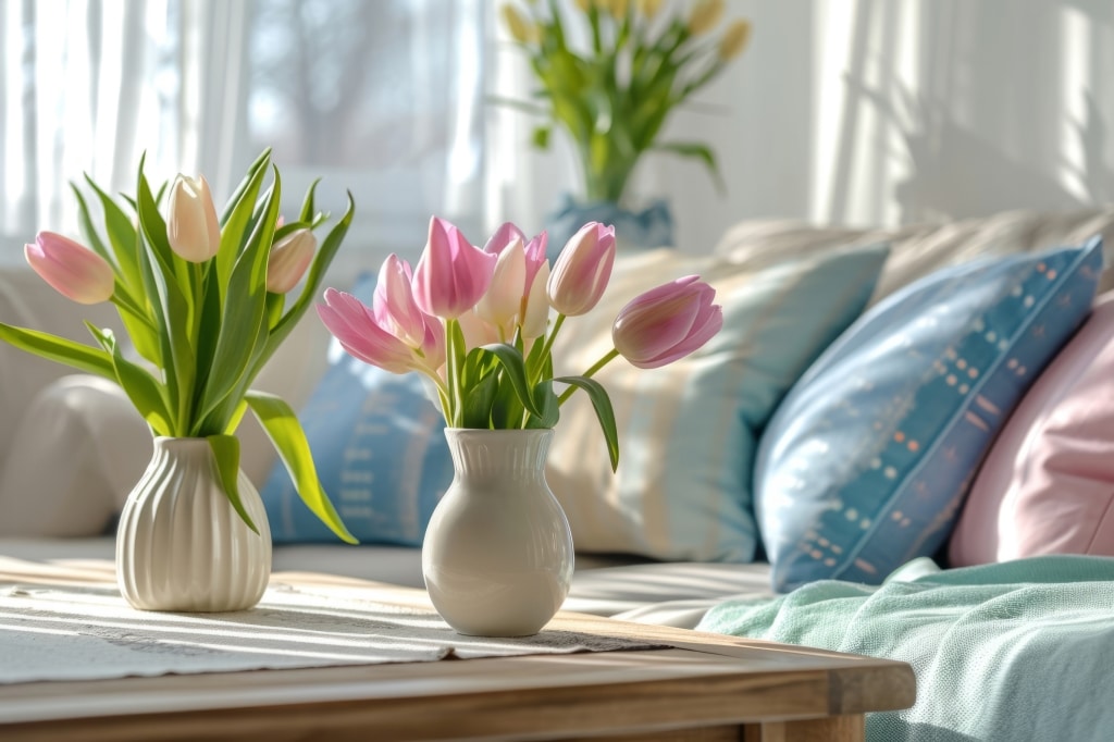de lente in huis halen