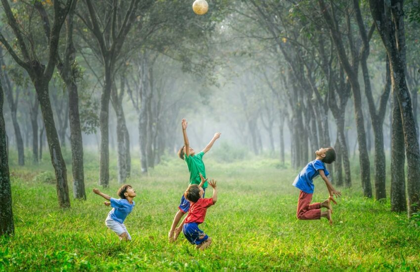 kinderfeestje buiten