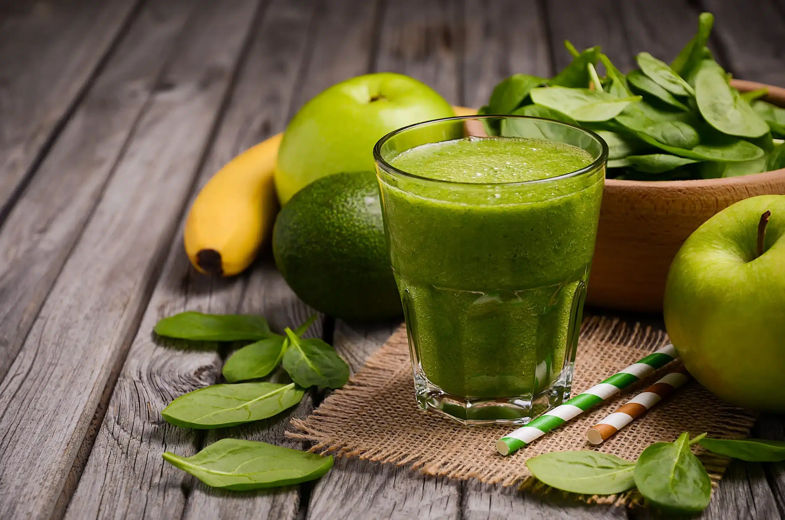 groene smoothie spinazie